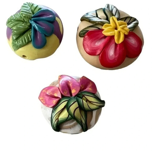 Polymer Clay Handmade Tropical Beads‎ Key West - Picture 1 of 5